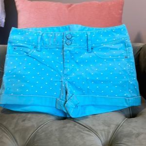 Lilly Pulitzer Clifton short blue white polka dot